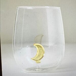 Anthropologie Moon Stemless Wine Glass